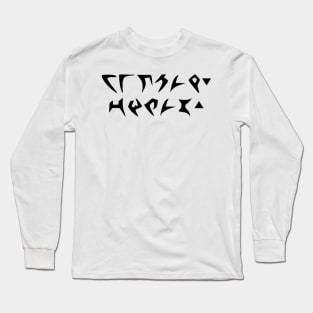 Thanks, I Hate It (Klingon) Long Sleeve T-Shirt